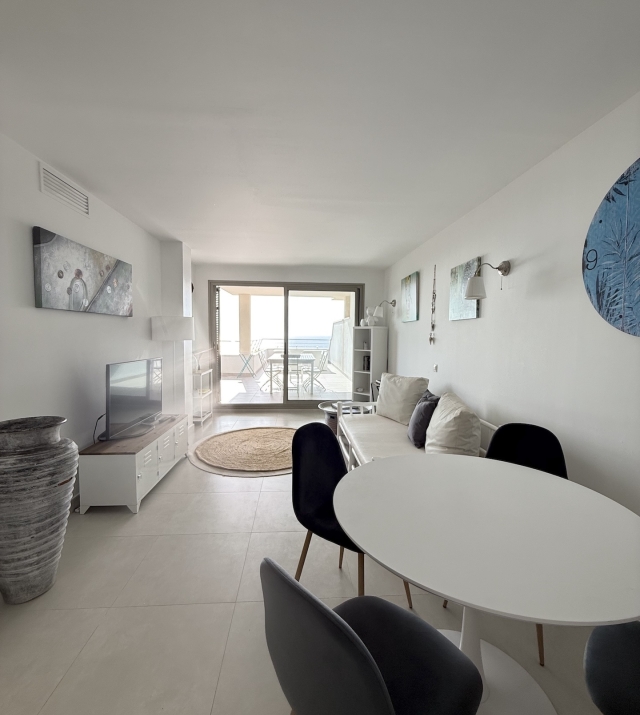 Resa Estates Ibiza longter rental Cala Tarida penthouse bedroom from terrace.jpeg